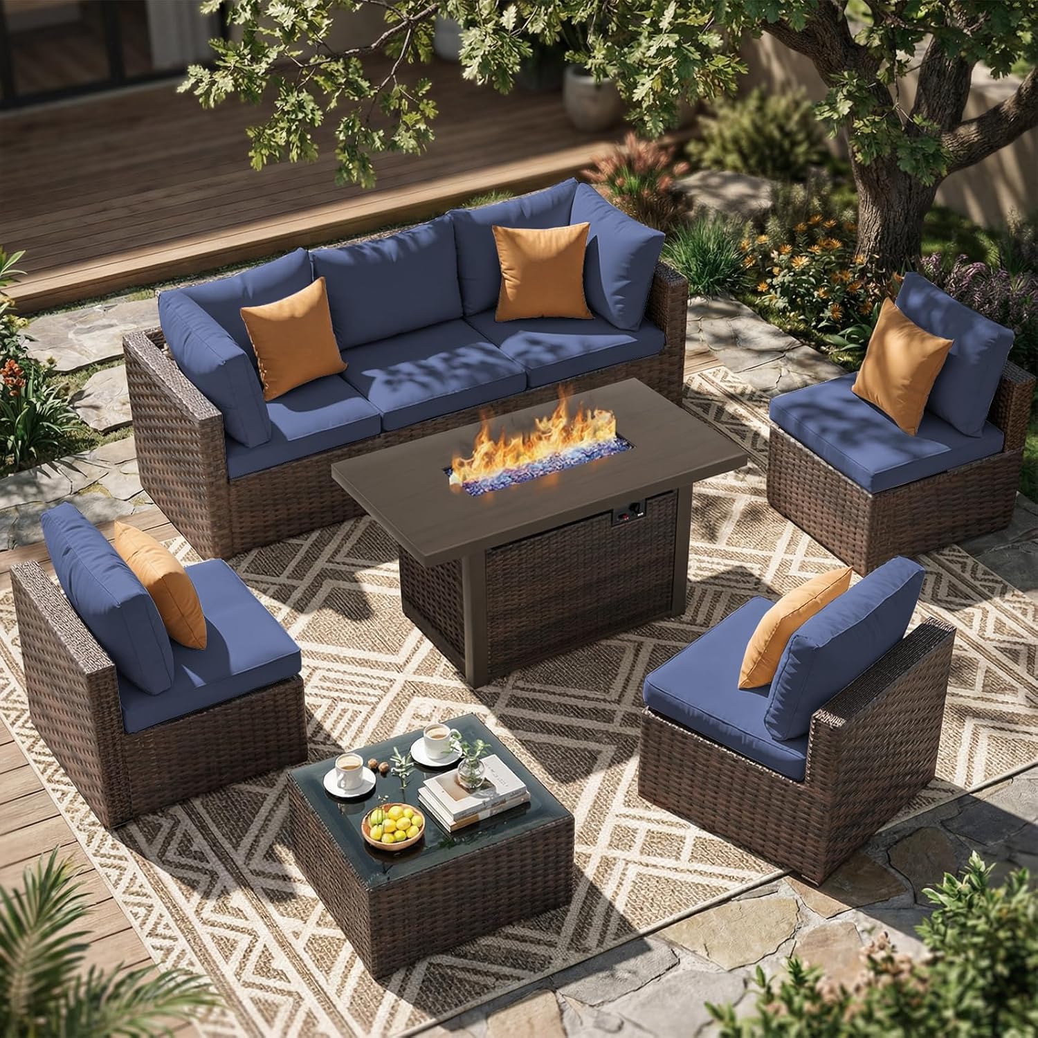 Outdoor Furniture Bali - Комплект садовой мебели из 8 предметов: