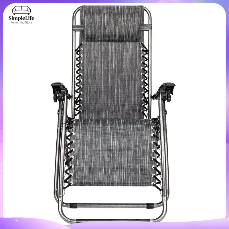 Outdoor Furniture Grey - Регулируемое складное кресло-шезлонг Infinite Zero Gravity,
