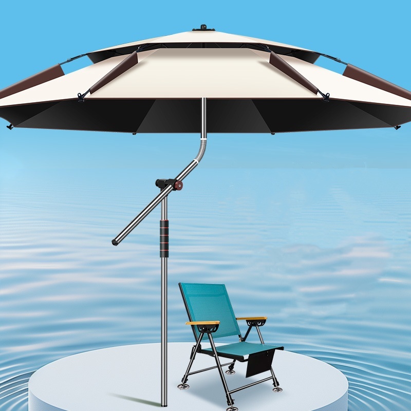 Parasol Umbrella Large - Двухслойный зонт для рыбалки 2,0-2,6 м,
