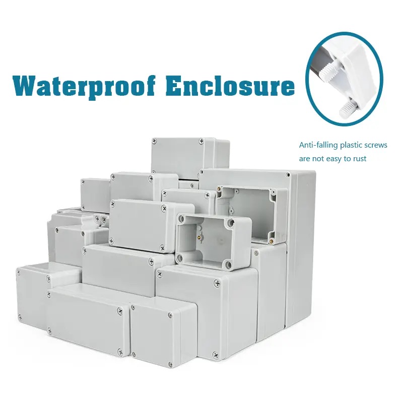 Outdoor Furniture Outlet - IP67 серая/прозрачная крышка, наружная водонепроницаемая распределительная