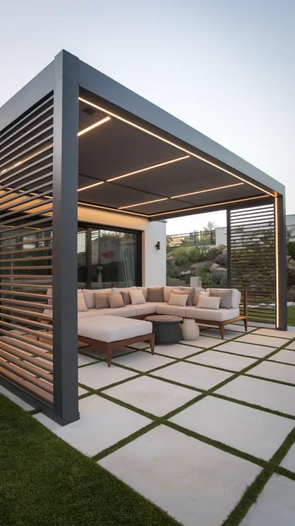 Outdoor Furniture Gazebo - Современная уличная мебель: биоклиматические перголы, солнцезащитные
