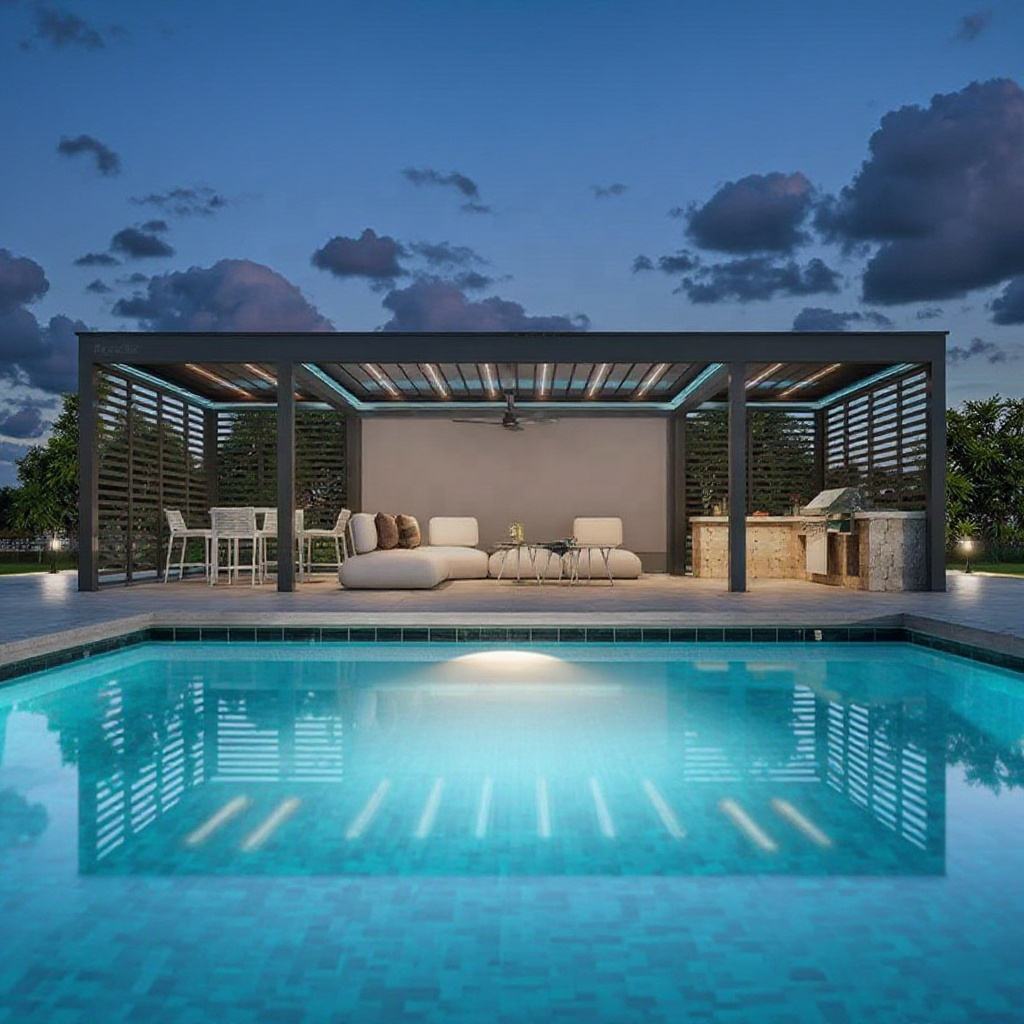 Outdoor Furniture Gazebo - Павильон-пергола из алюминиевого сплава различных размеров