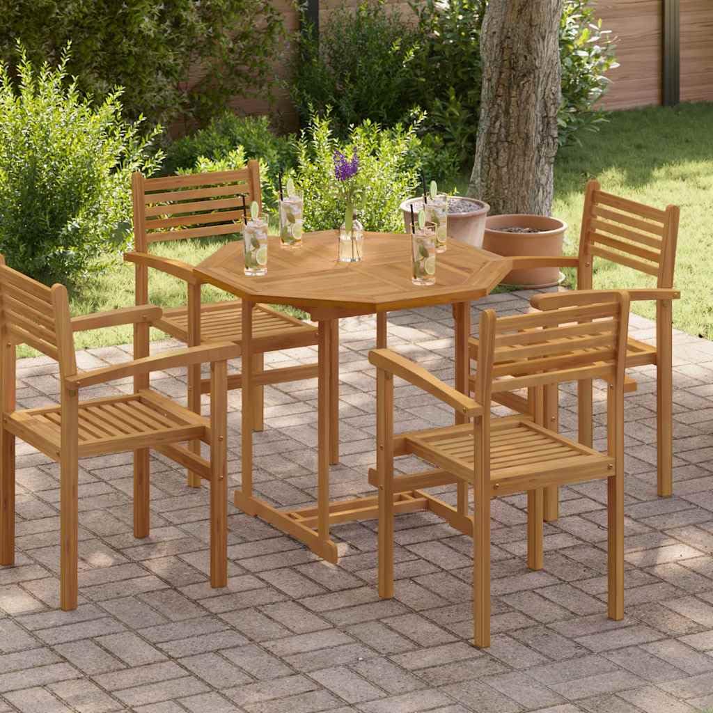Outdoor Furniture Oil Teak - Восьмиугольная столешница из тика 35.4x35.4 дюйма,