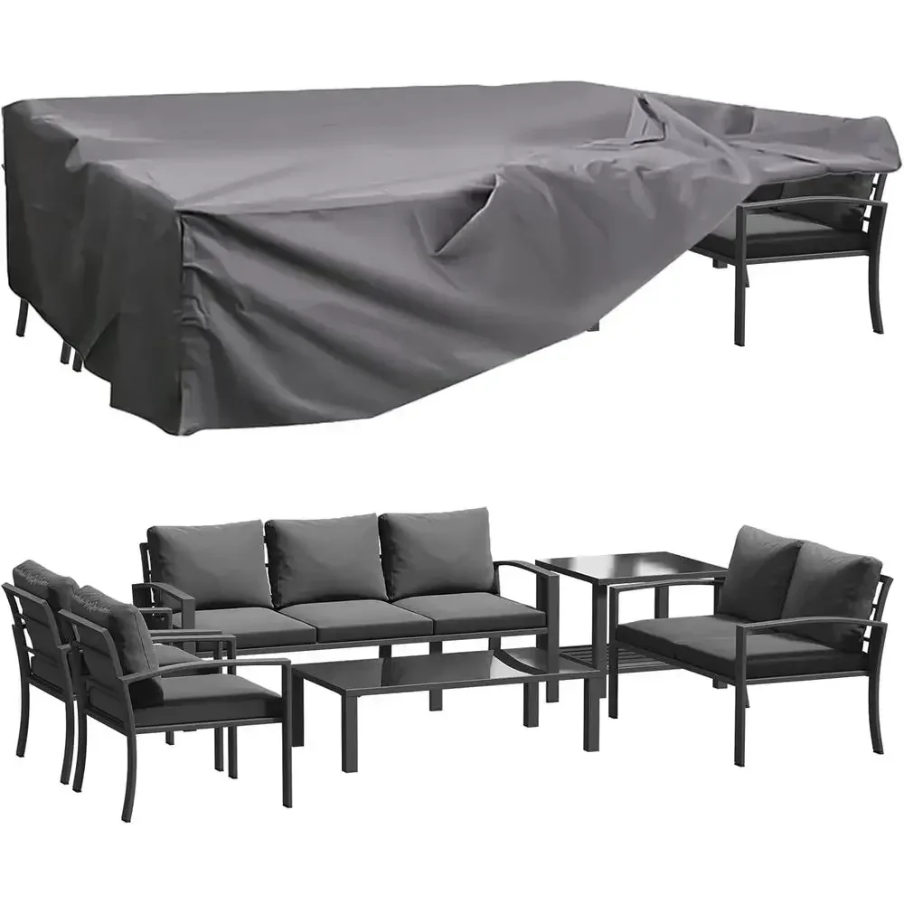 Outdoor Furniture Grey - Комплект садовой мебели из 6 предметов