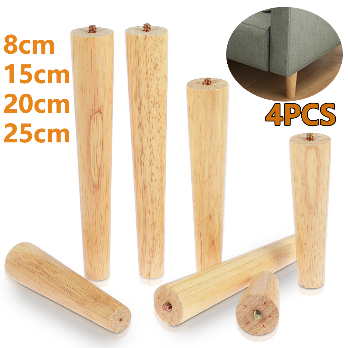 Outdoor Furniture Leg Protectors - 4 шт., Нескользящие ножки для стола,