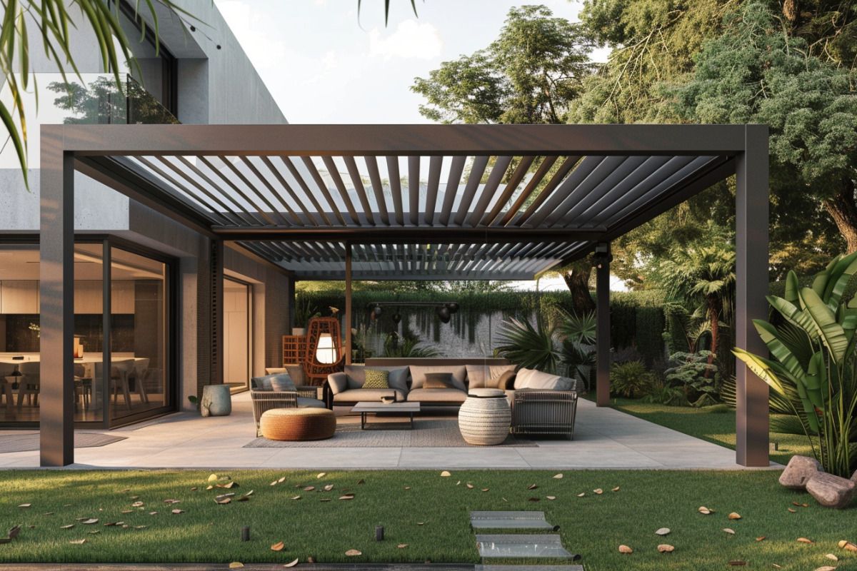 Роскошная пергола из алюминиев – обзор и цена Outdoor Furniture Gazebo