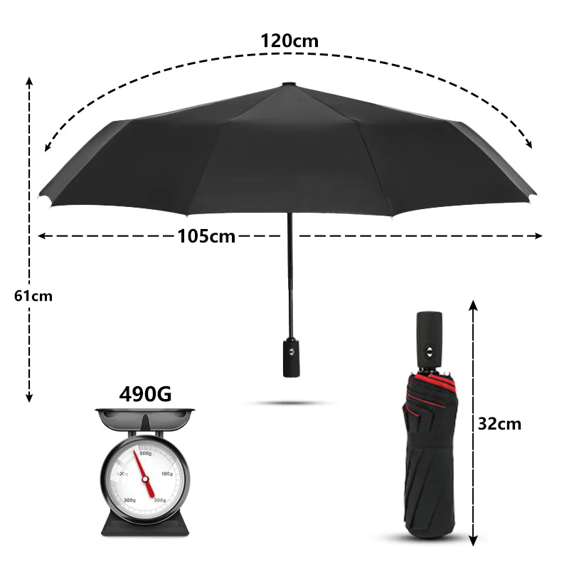 Ветрозащитный двухслойный усто – обзор и цена Parasol Umbrella Large