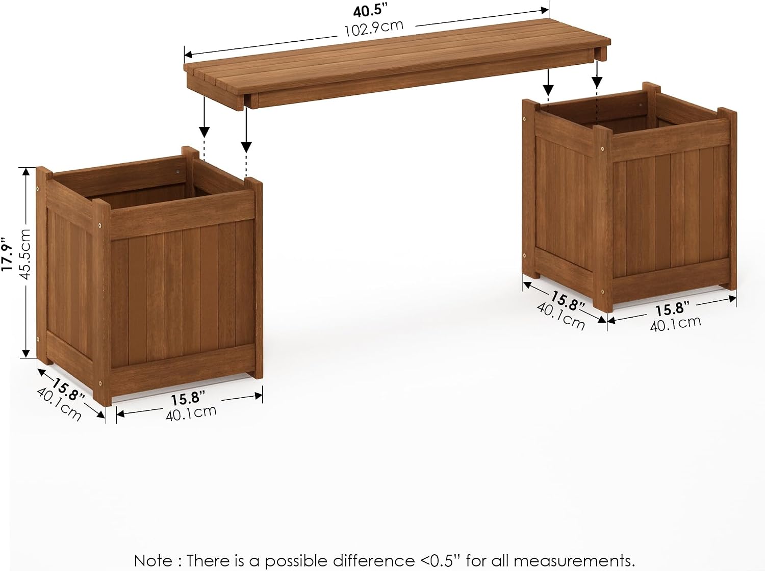 Деревянный ящик-кашпо для улиц – обзор и цена Outdoor Furniture Oil Teak