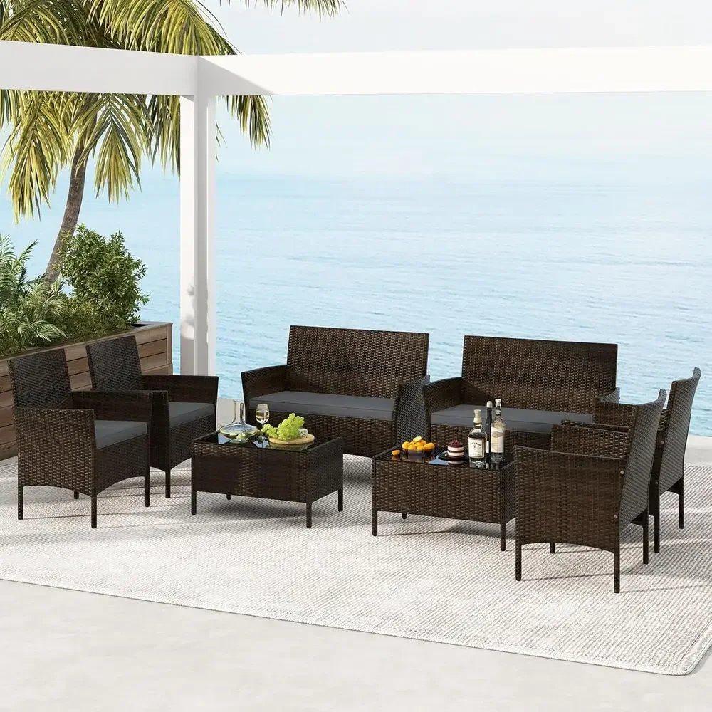 Комплект садовой мебели из рот – обзор и цена Outdoor Furniture Grey