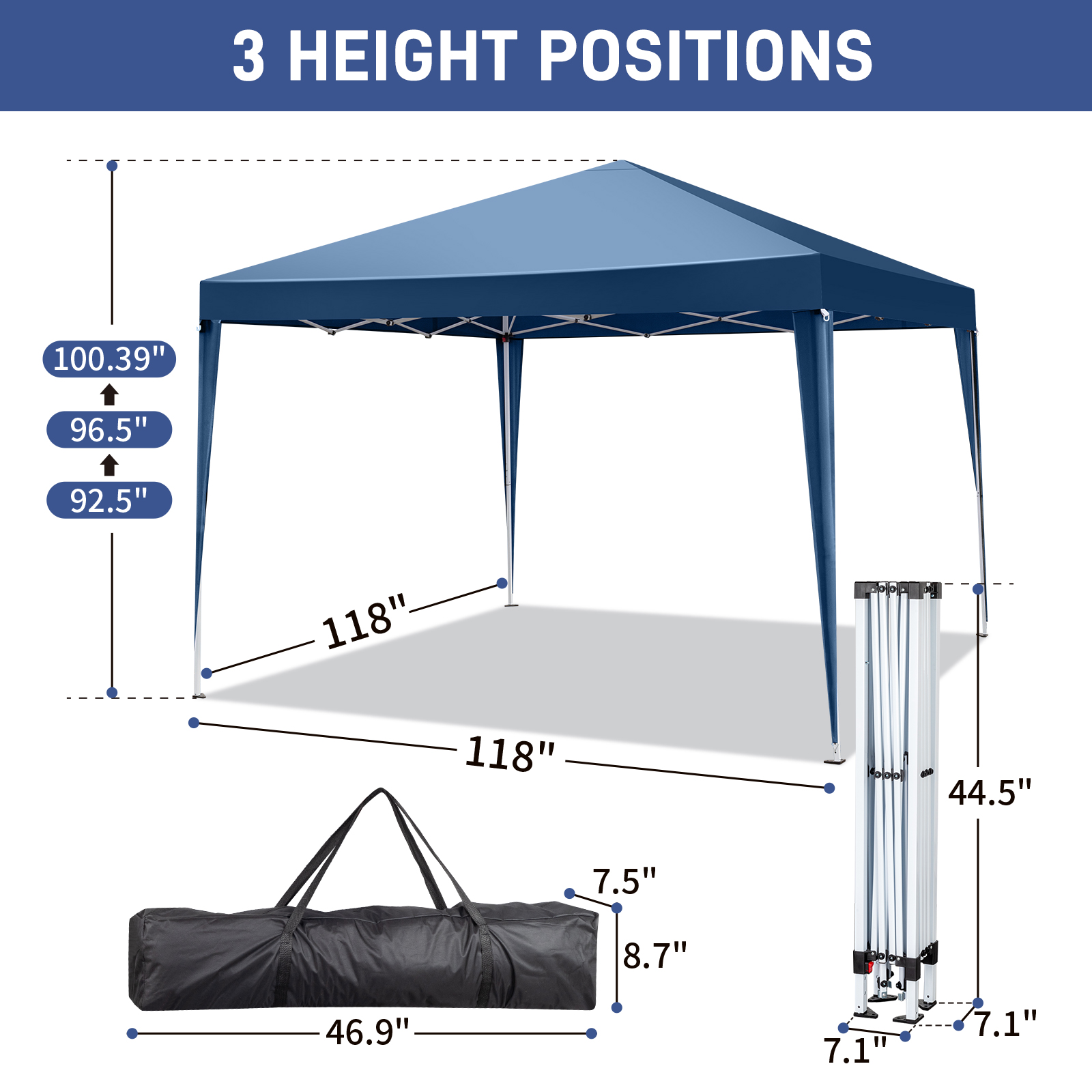 Тент-шатер 3х3 м (10x10 футов) – обзор и цена Outdoor Furniture Gazebo