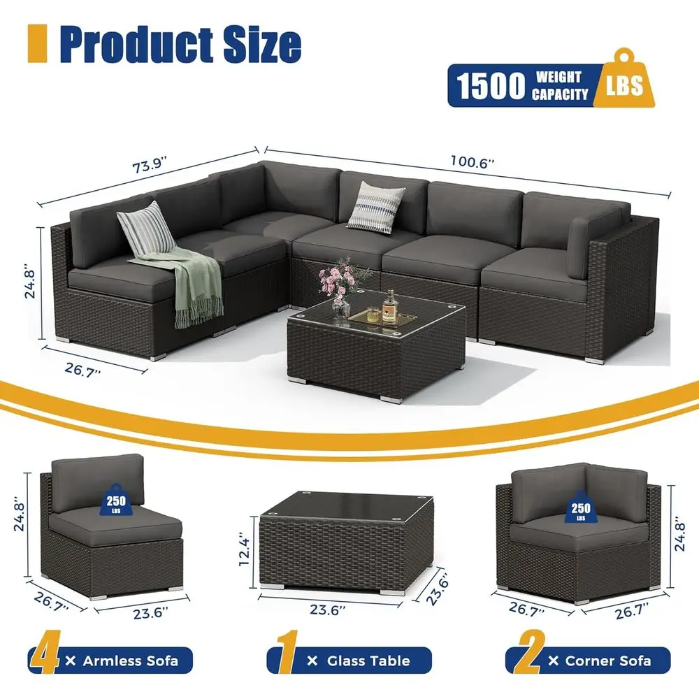 Комплект садовой мебели из 7 п – обзор и цена Outdoor Furniture Grey