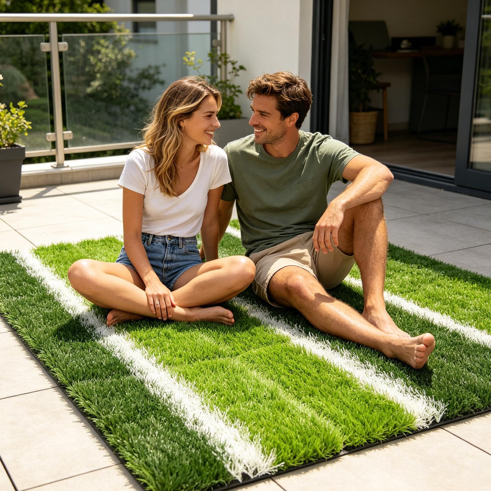 Искусственный газонный коврик  – обзор и цена Outdoor Rug Waterproof
