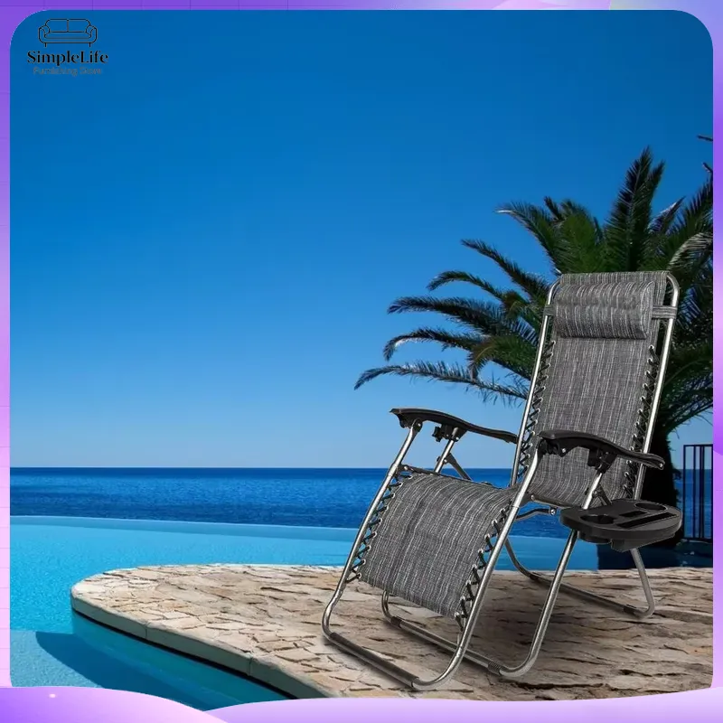 Регулируемое складное кресло-ш – обзор и цена Outdoor Furniture Grey