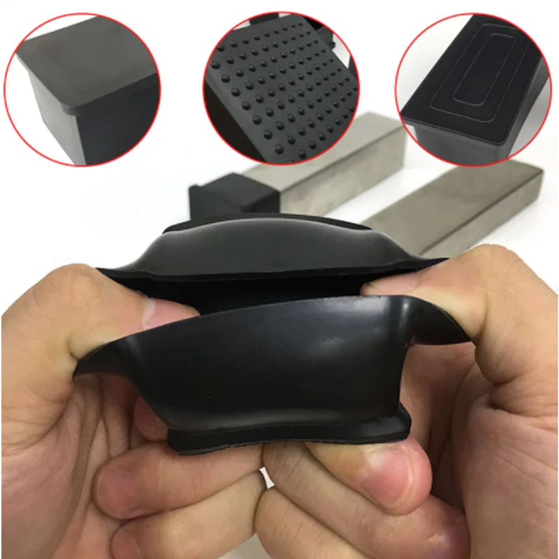 Черные квадратные и прямоуголь – обзор и цена Outdoor Furniture Leg Protectors