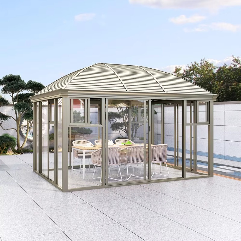 Отдельностоящие стеклянные вер – обзор и цена Outdoor Furniture Gazebo