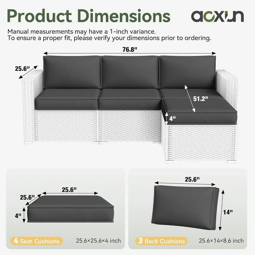 Серый комплект садовой мебели  – обзор и цена Outdoor Furniture Grey
