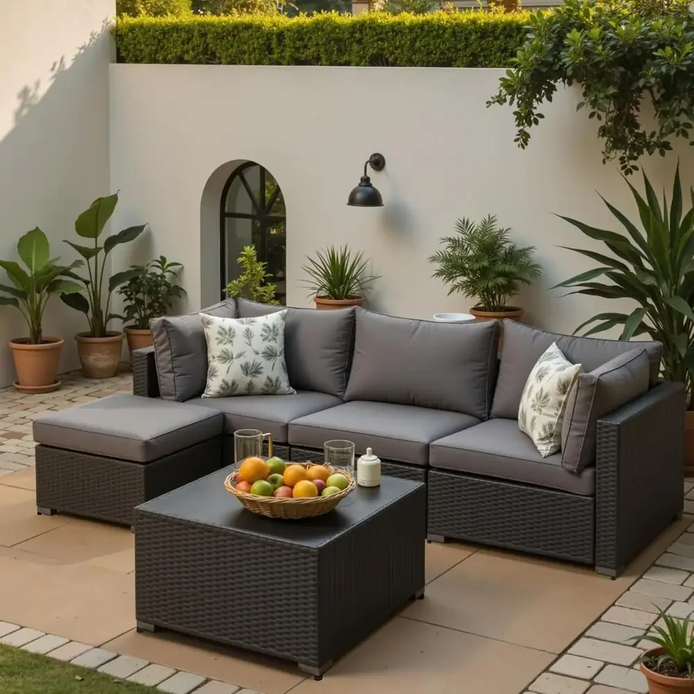 Комплект садовой мебели из 5 п – обзор и цена Outdoor Furniture Grey