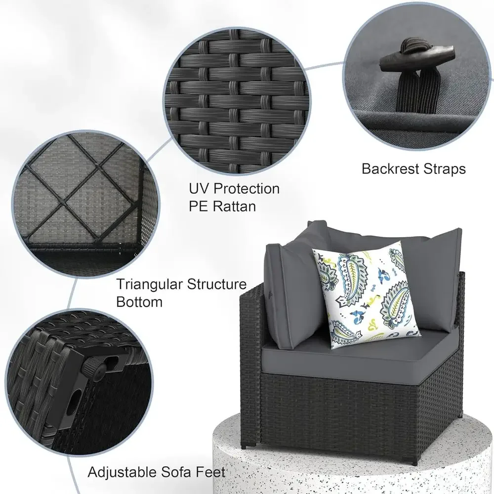Комплект садовой мебели из 5 п – обзор и цена Outdoor Furniture Grey