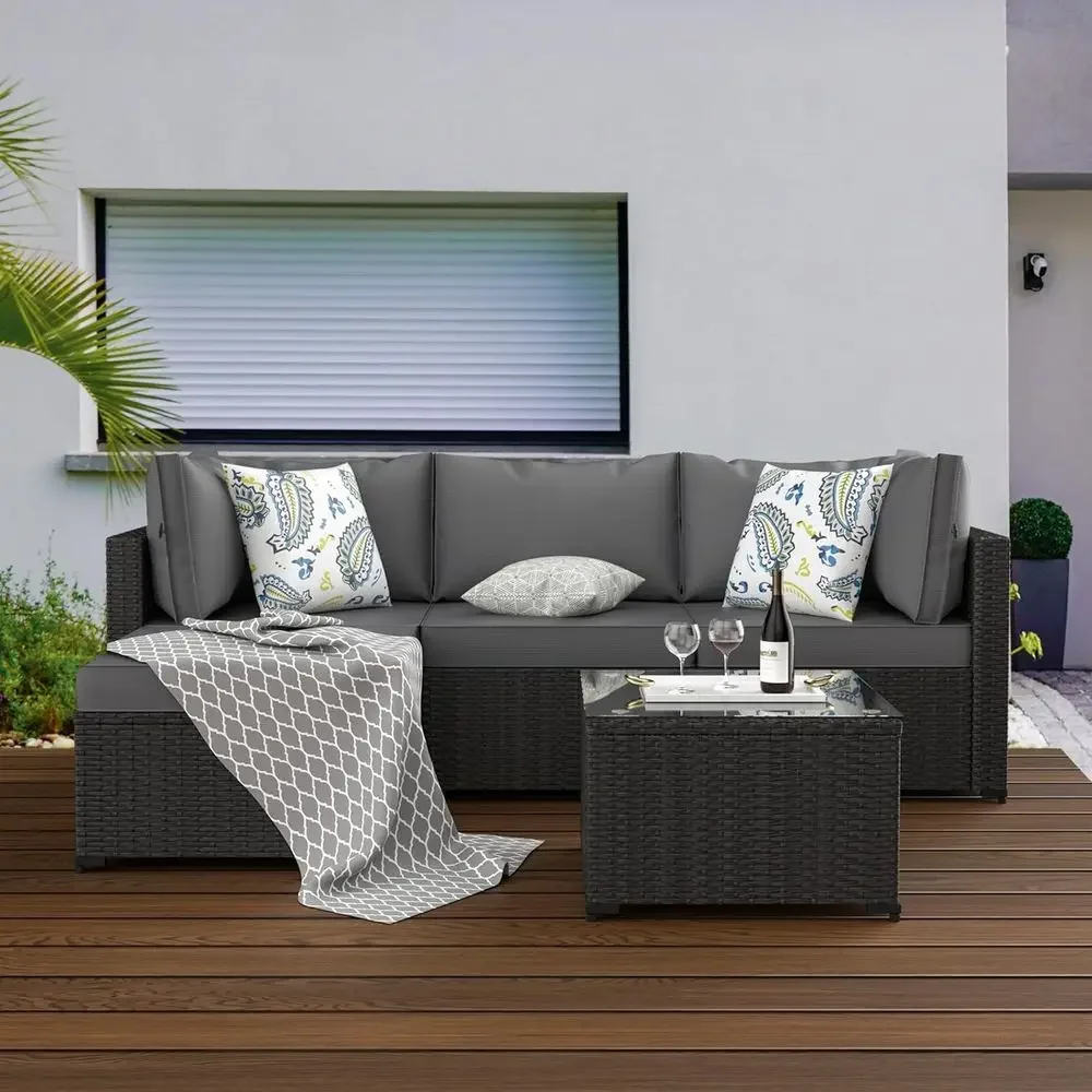 Комплект садовой мебели из 5 п – обзор и цена Outdoor Furniture Grey