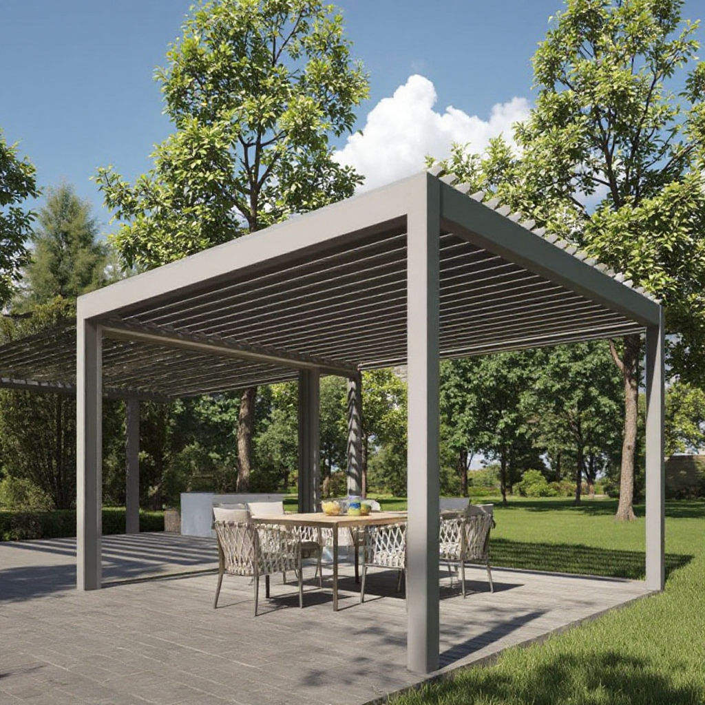 Уличный павильон с защитой от  – обзор и цена Outdoor Furniture Gazebo
