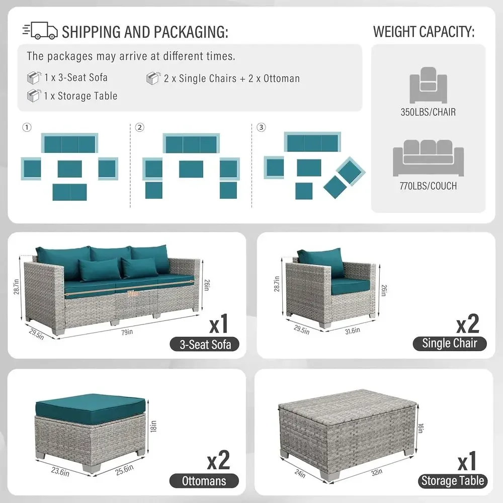 Комплект садовой мебели из 6 п – обзор и цена Outdoor Furniture Grey