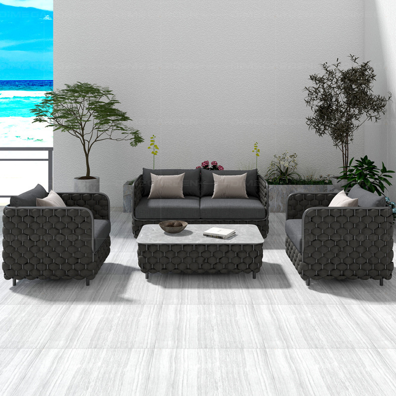Трехместный уличный диван из р – обзор и цена Outdoor Furniture Grey