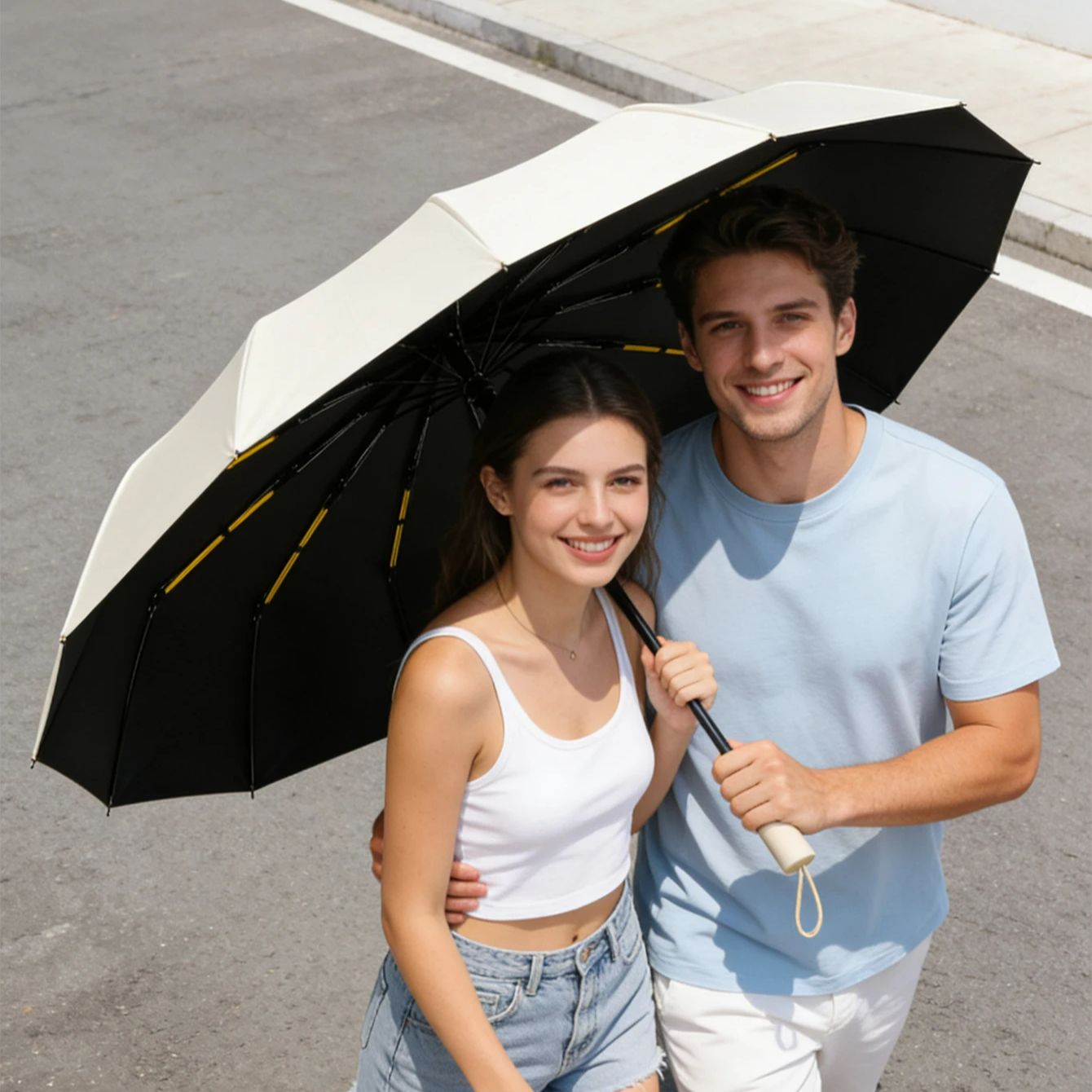 Ветрозащитный автоматический с – обзор и цена Parasol Umbrella Large