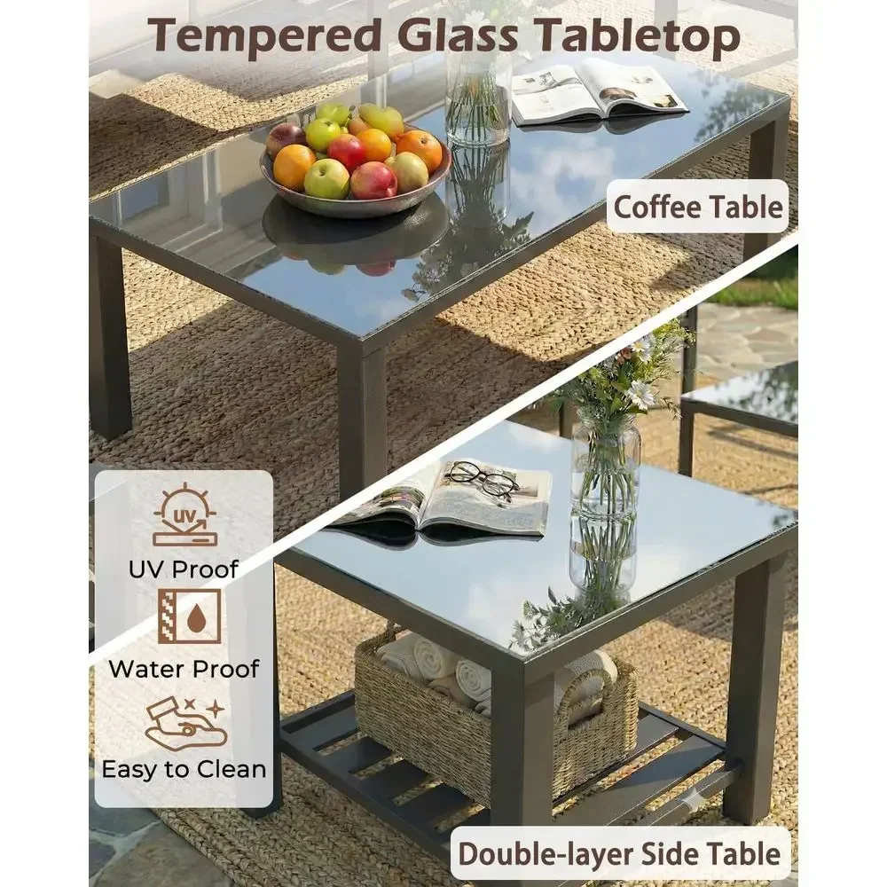 Комплект садовой мебели из 6 п – обзор и цена Outdoor Furniture Grey
