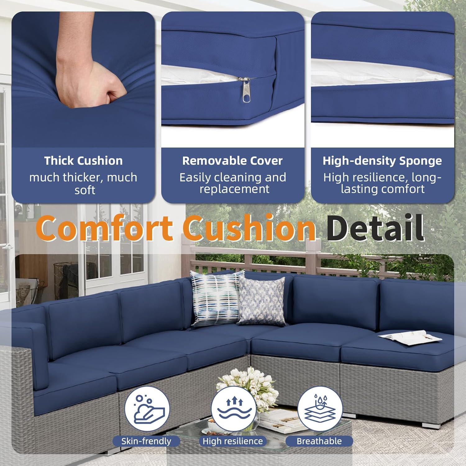 Комплект садовой мебели из 7 п – обзор и цена Outdoor Furniture Grey