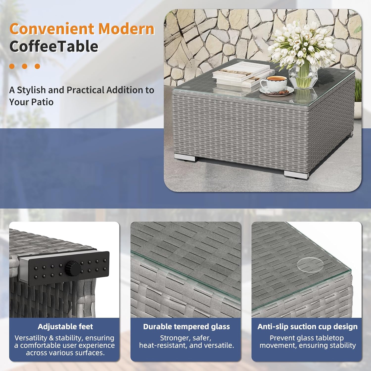 Комплект садовой мебели из 7 п – обзор и цена Outdoor Furniture Grey