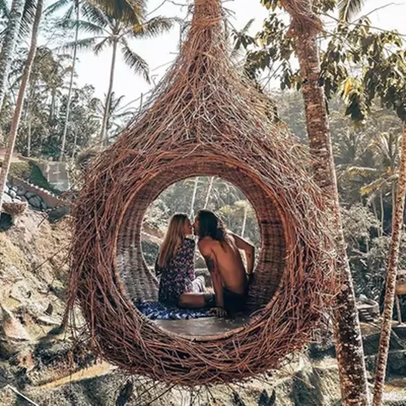 Подвесное кресло-качели из рот – обзор и цена Outdoor Furniture Bali