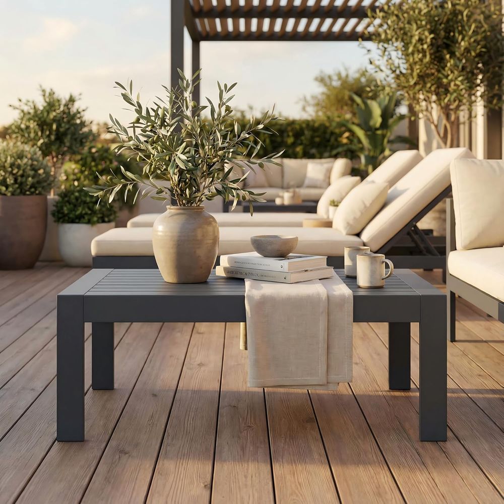 Уличный кофейный столик из мет – обзор и цена Outdoor Furniture Grey
