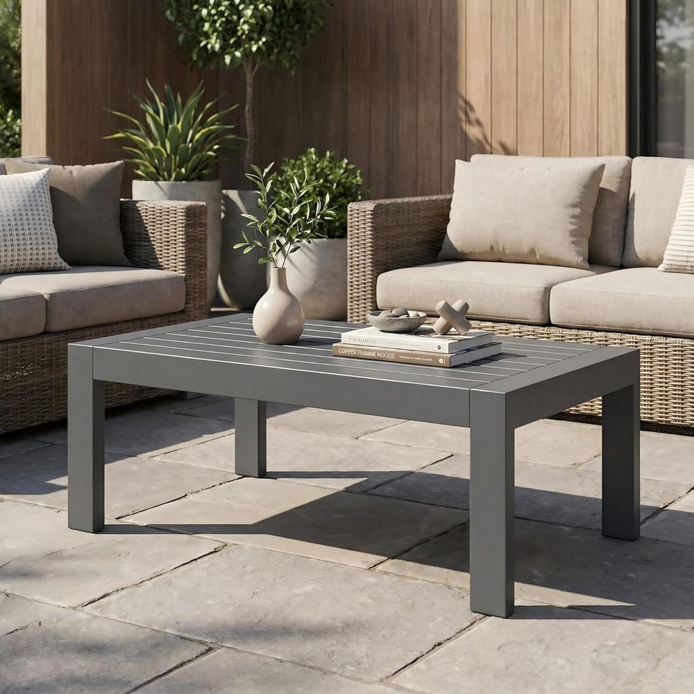 Уличный кофейный столик из мет – обзор и цена Outdoor Furniture Grey
