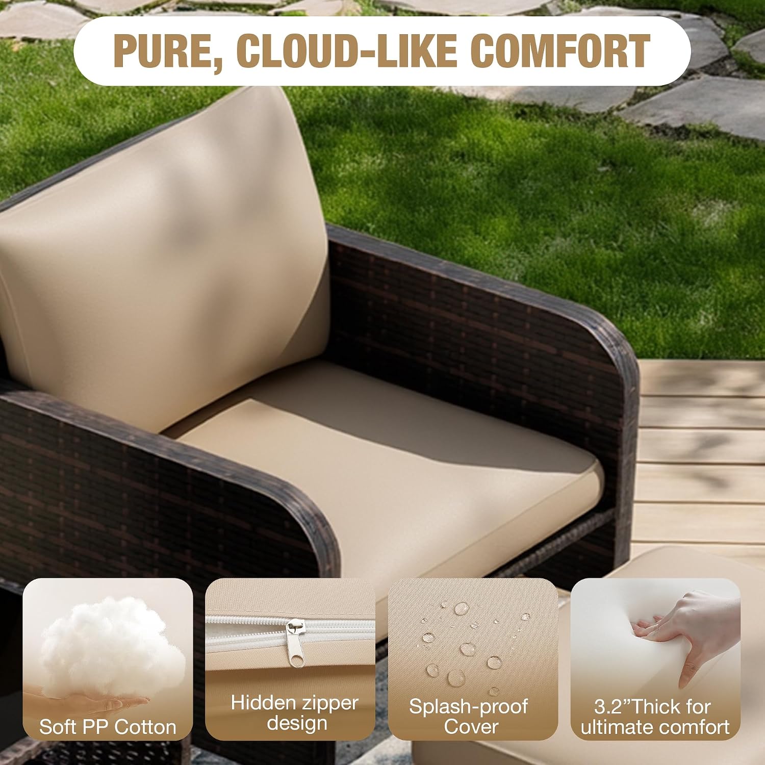 Комплект садовой мебели из 5 п – обзор и цена Outdoor Furniture Bali