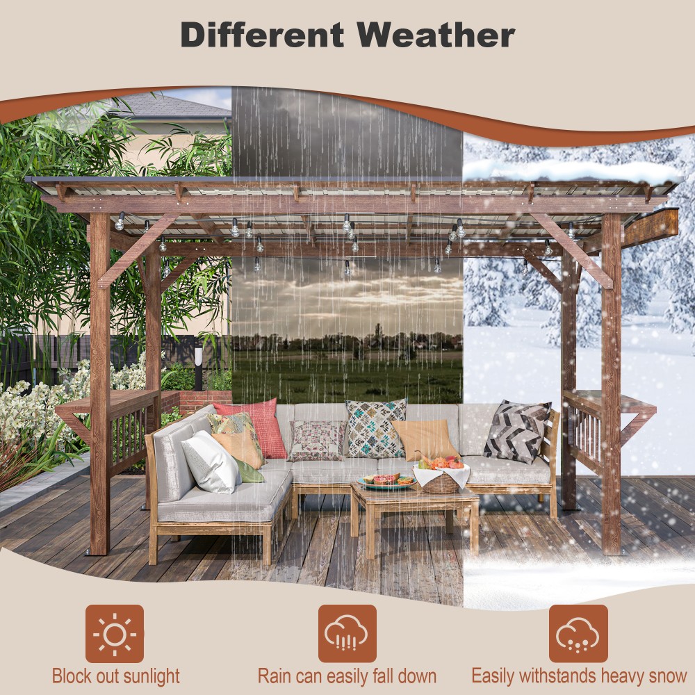 Современная деревянная пергола – обзор и цена Outdoor Furniture Gazebo