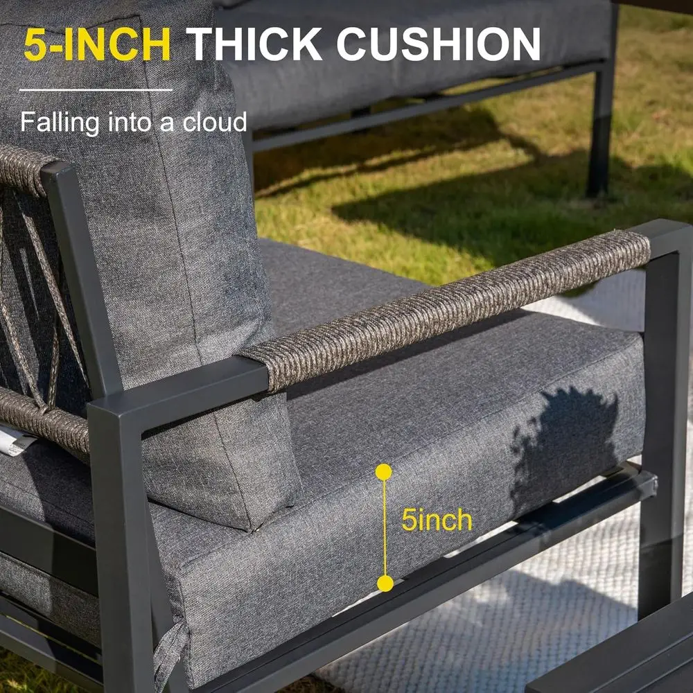 Комплект садовой мебели из 5 п – обзор и цена Outdoor Furniture Grey