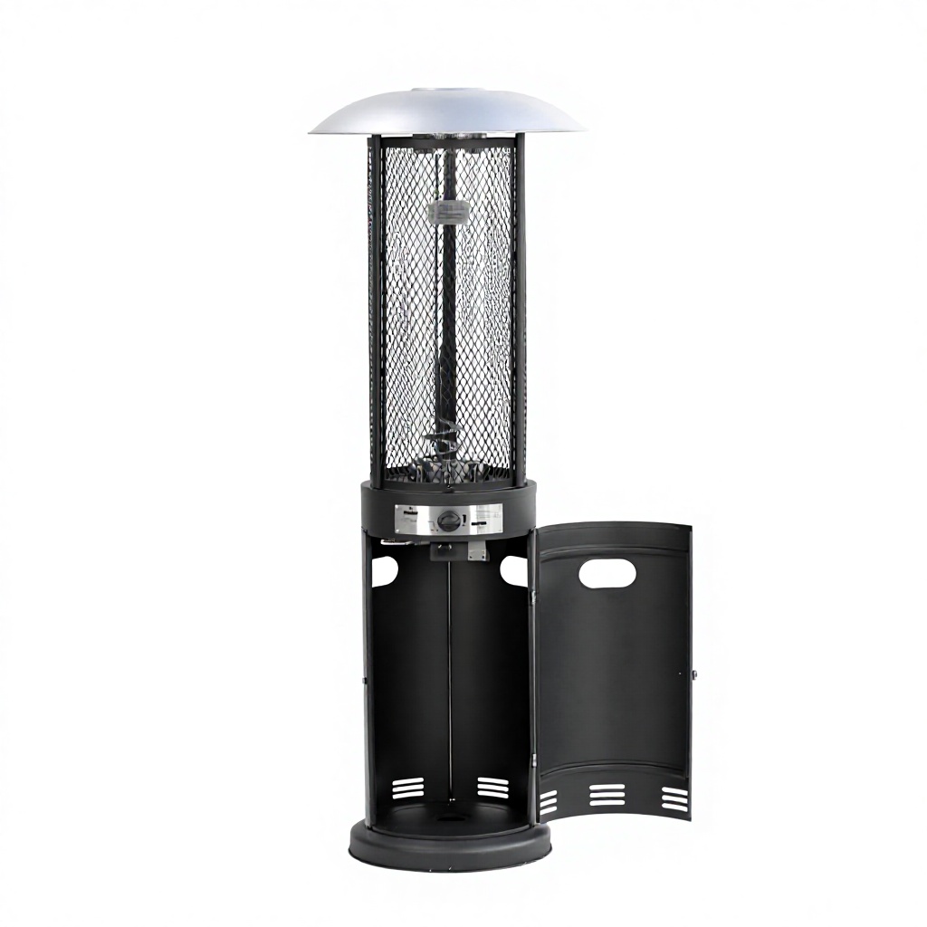 Уличный напольный газовый обог – обзор и цена Patio Heater Standing