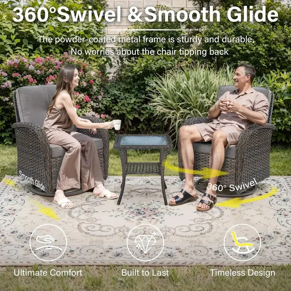 Комплект из двух уличных враща – обзор и цена Outdoor Furniture Grey